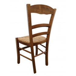 CHAISE RUSTIQUE EN BOIS EN PAILLE CHÉRIE