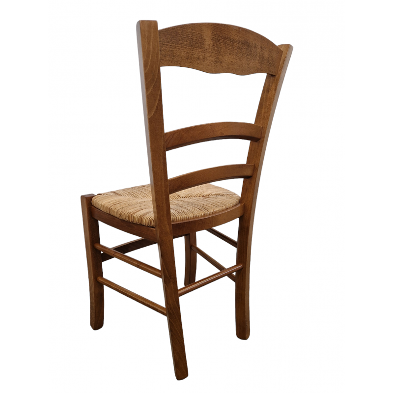 CHAISE RUSTIQUE EN BOIS EN PAILLE CHÉRIE