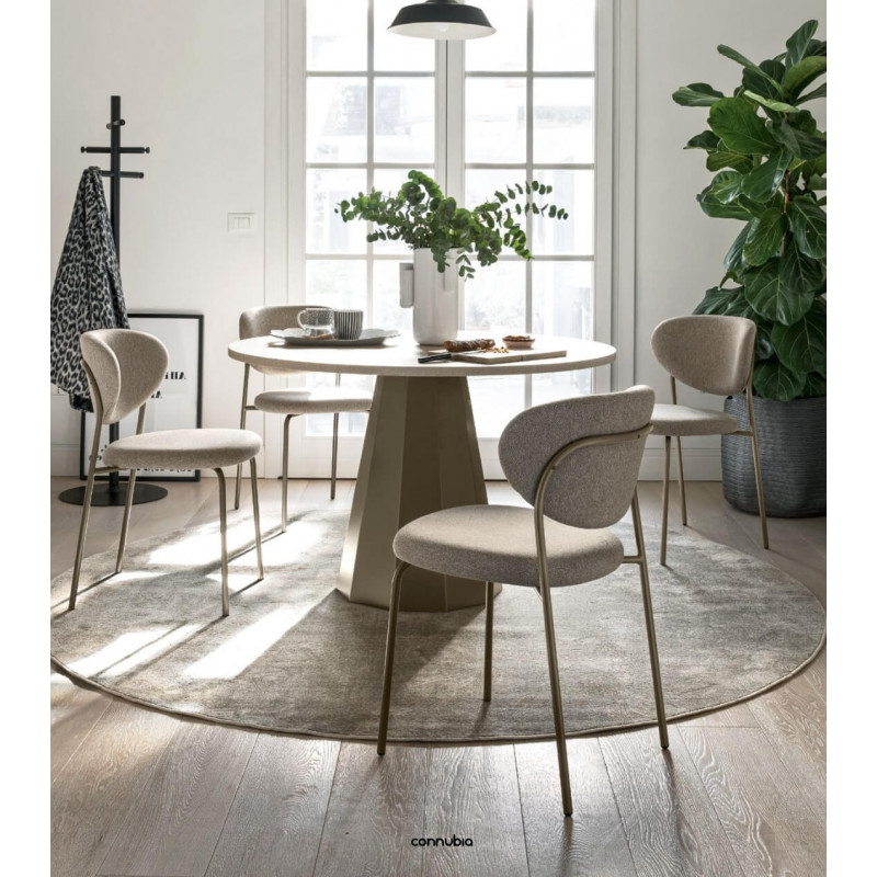 CHAISE DE SALLE À MANGER CONTEMPORAINE EN TISSU COZY