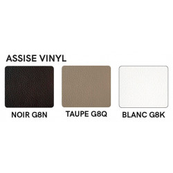 Tabouret Snack Dossier Bas Garni RILEY - Le Chaisier