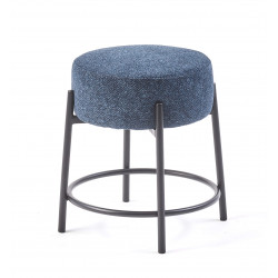 Tabouret Bas en Tissu Contemporain POPPY - Le Chaisier