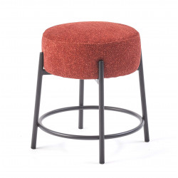 Tabouret Bas en Tissu Contemporain POPPY - Le Chaisier