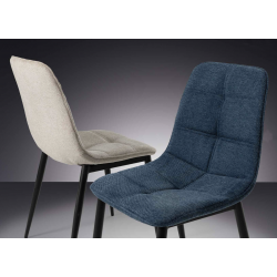 Chaise Contemporaine de Salle à Manger en Tissu LUNA - Le Chaisier