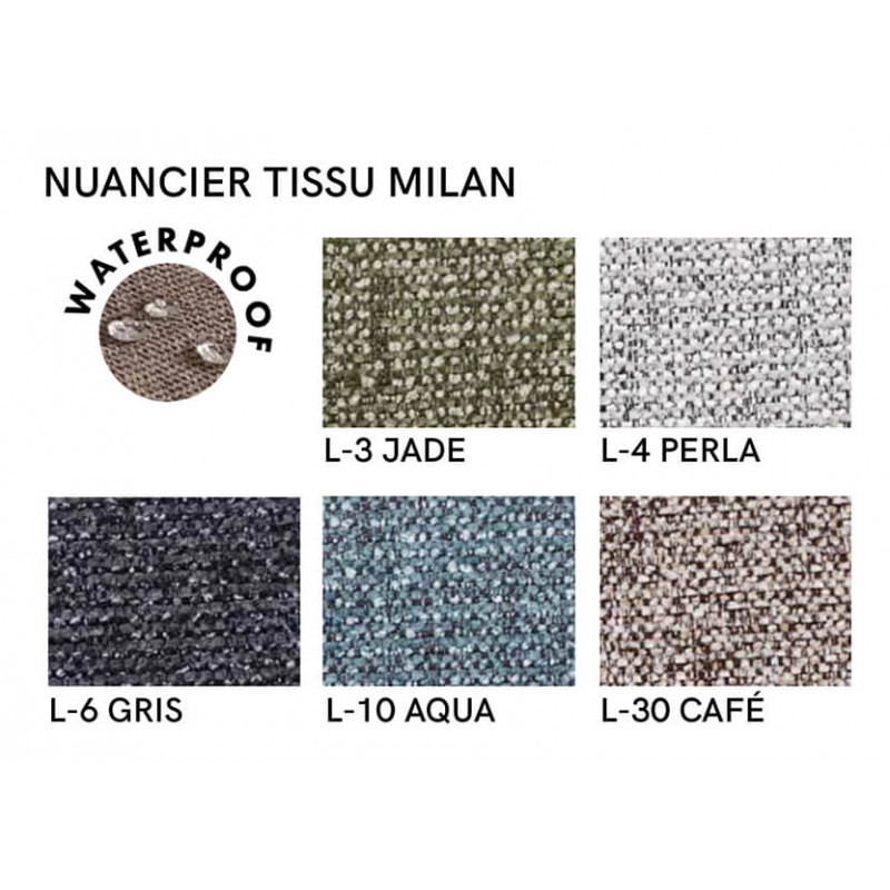 Chaise Contemporaine de Salle à Manger Retro en Tissu ROSIE - Le Chaisier