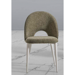 Chaise Contemporaine de Salle à Manger Retro en Tissu ROSIE - Le Chaisier