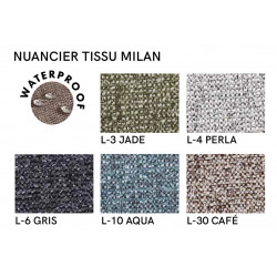 FAUTEUIL DE SALLE À MANGER CONTEMPORAIN NOLAN EN TISSU