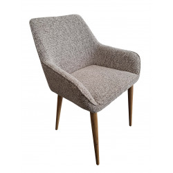 FAUTEUIL DE SALLE À MANGER CONTEMPORAIN NOLAN EN TISSU