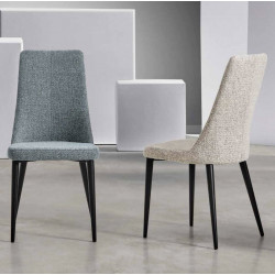 Chaise de Salle à Manger en Tissu BETTY - Le Chaisier