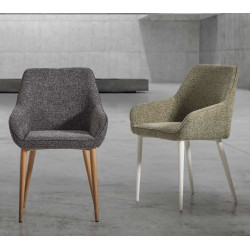 FAUTEUIL DE SALLE À MANGER CONTEMPORAIN NOLAN EN TISSU