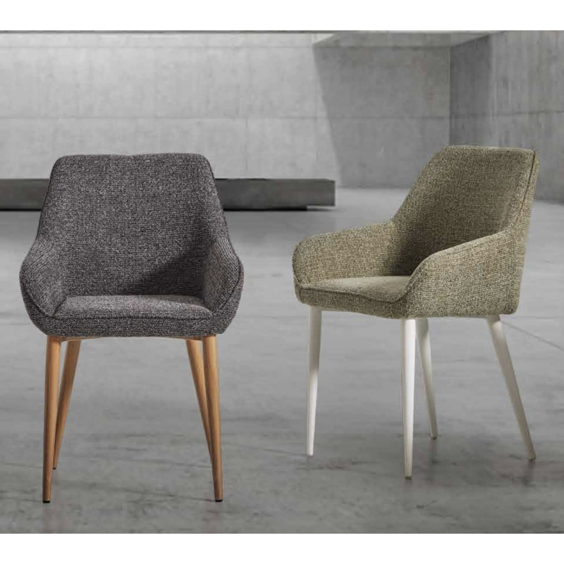 FAUTEUIL DE SALLE À MANGER CONTEMPORAIN NOLAN EN TISSU