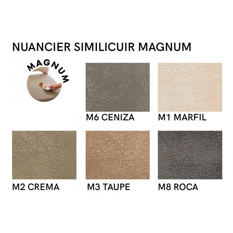 FAUTEUIL DE SALLE À MANGER CONTEMPORAIN NOLAN EN SIMILICUIR