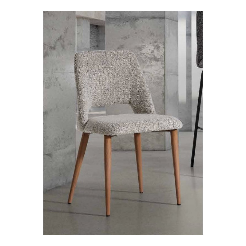 CHAISE DE SALLE À MANGER CONTEMPORAINE LYDIA EN TISSU