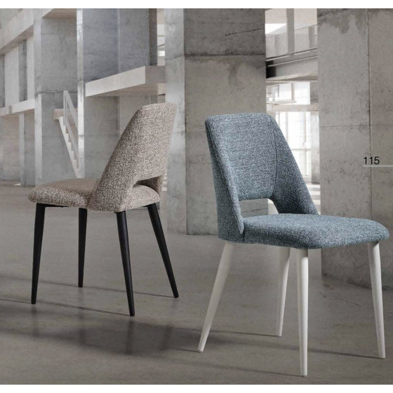 CHAISE DE SALLE À MANGER CONTEMPORAINE LYDIA EN TISSU