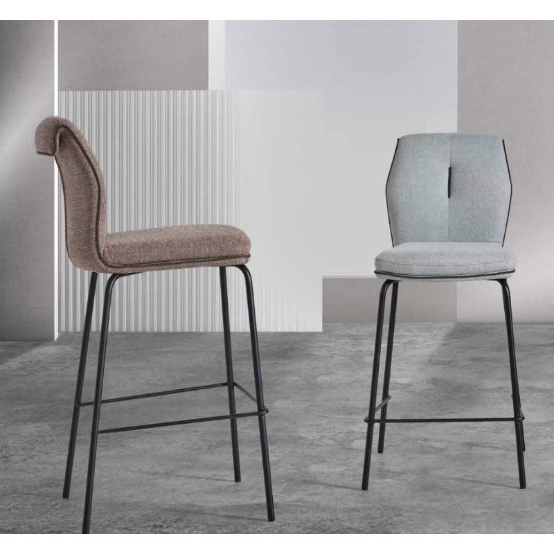 TABOURET EN TISSU CONTEPORAIN LANSA