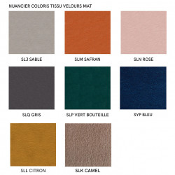 Tabouret Réglable et Pivotant Rond TUKA avec Accoudoirs - Le Chaisier