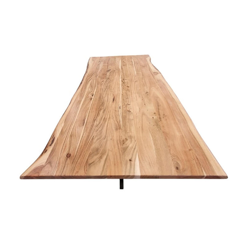 TABLE FIXE CONTEMPORAINE EN BOIS D'ACACIA NEBEL