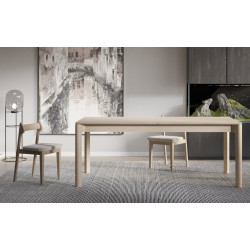 TABLE DE SALLE À MANGER EN BOIS DE CHÊNE BOWIE