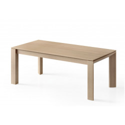 TABLE EN BOIS DE CHÊNE OU NOYER EXTENSIBLE CONTEMPORAINE CITA III