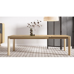 TABLE DE SALLE À MANGER IDARA EN BOIS EXTENSIBLE