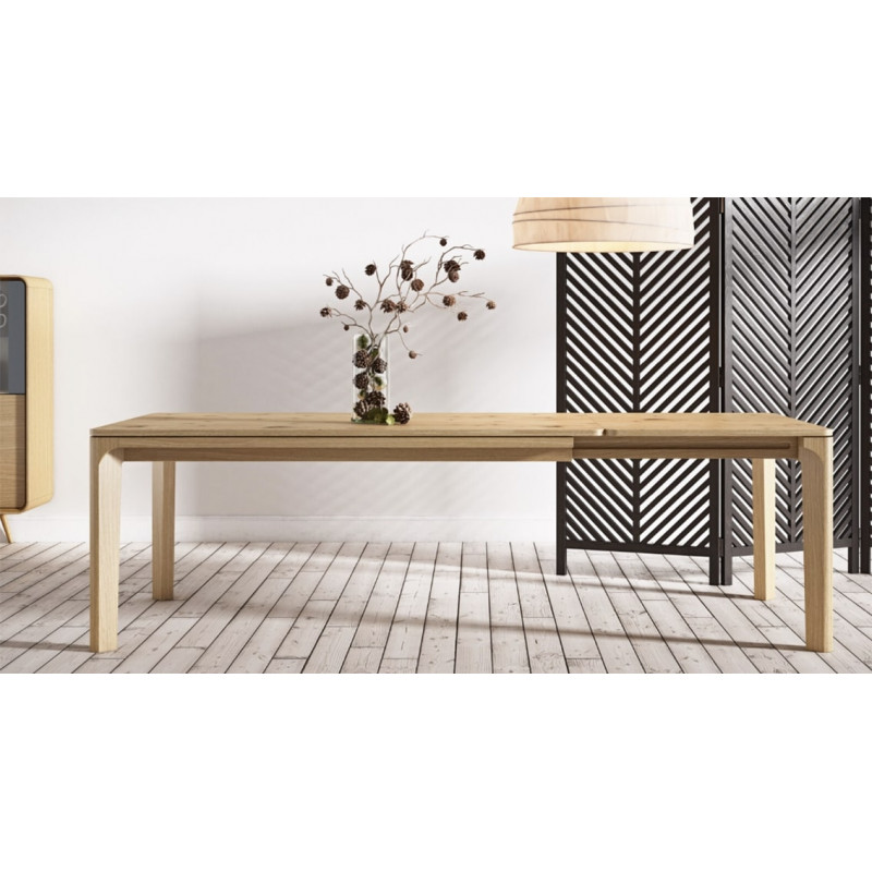 TABLE DE SALLE À MANGER IDARA EN BOIS EXTENSIBLE