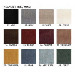 Fauteuil VERONA Contemporain en Bois et Tissu - Le Chaisier