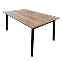 Table de Salle à Manger Extensible VICTORIA en Chêne Foncé - Le Chaisier