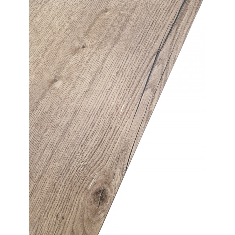 Table de Salle à Manger Extensible VICTORIA en Chêne Foncé - Le Chaisier