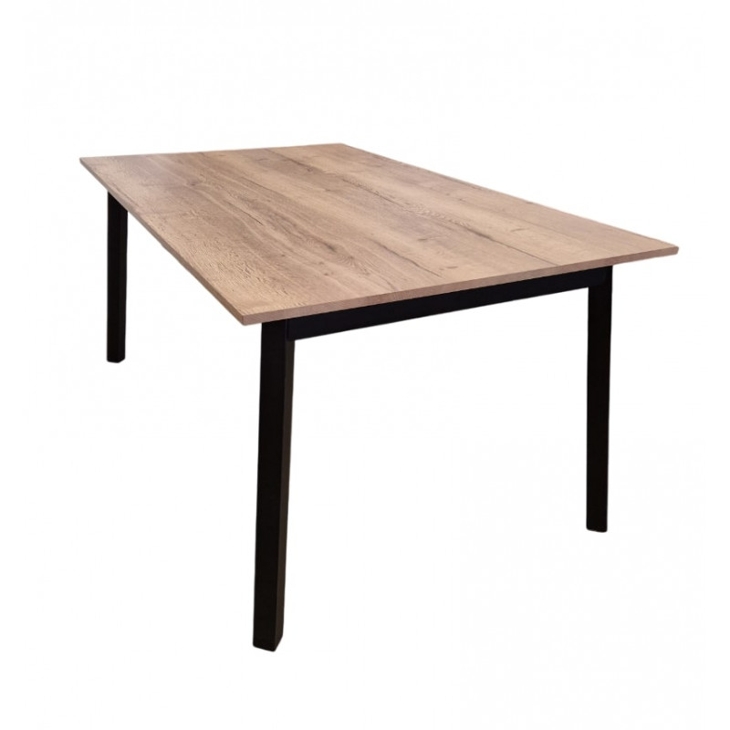 Table de Salle à Manger Extensible VICTORIA en Chêne Foncé - Le Chaisier