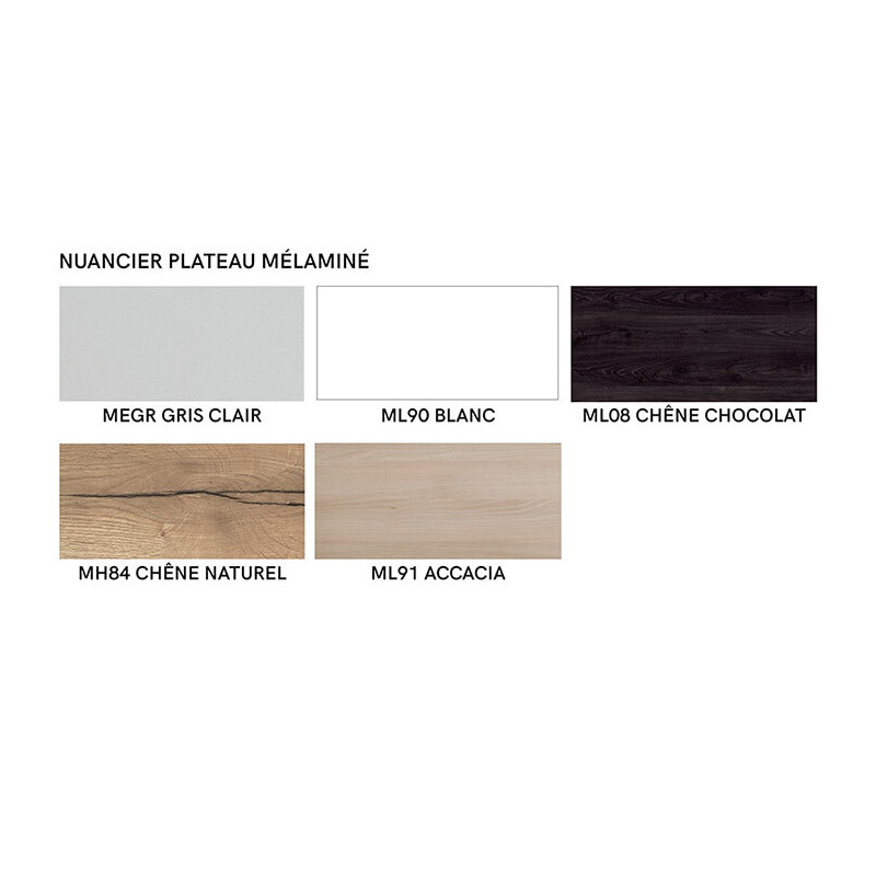 Table Haute Snack de Réunion Grande Dimension VÉNÉTO XL - 90 cm - Le Chaisier