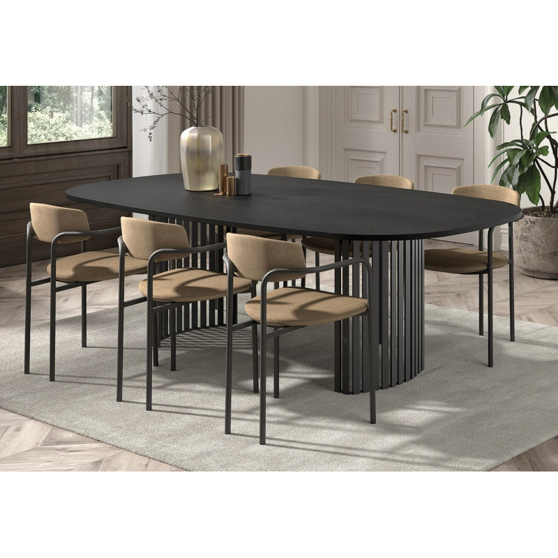 TABLE RECTANGULAIRE ANGLES ARRONDIS CANVAS