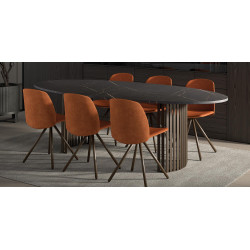 TABLE OVALE DE GRANDE DIMENSION CANVAS