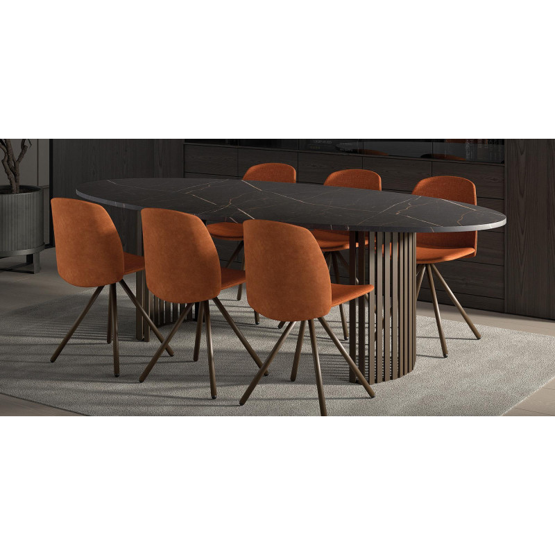 TABLE OVALE DE GRANDE DIMENSION CANVAS