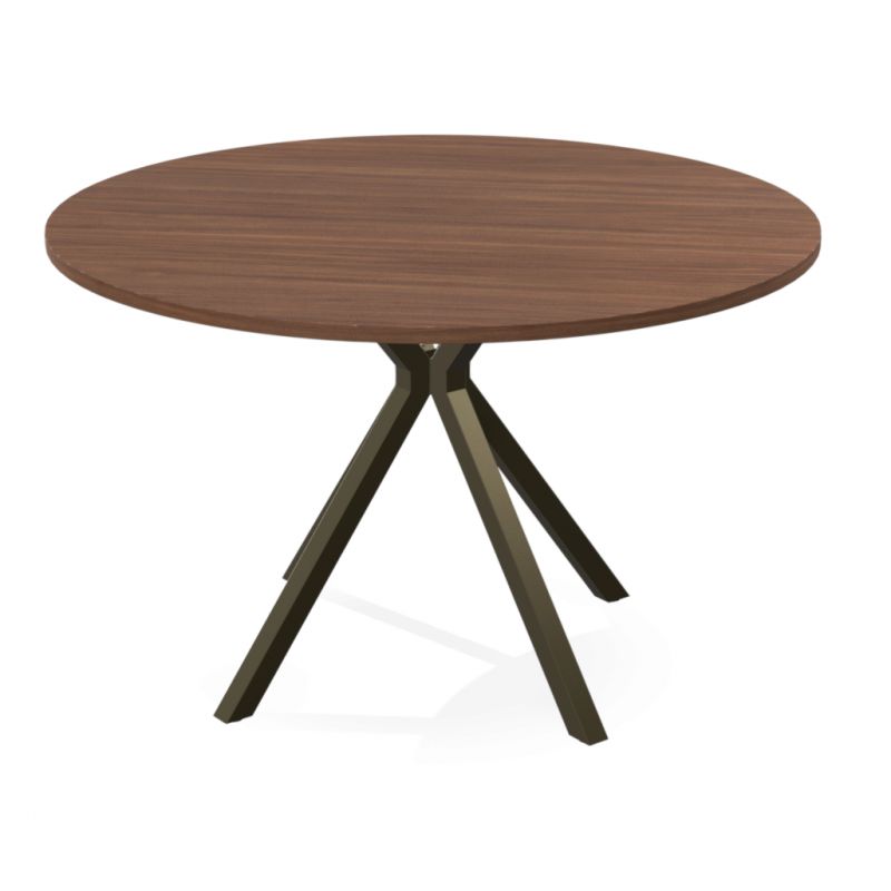 TABLE RONDE EXTENSIBLE CONTEMPORAINE ONYX