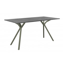 TABLE HAUTE DE SALLE À MANGER MODERNE RECTANGULAIRE ONYX