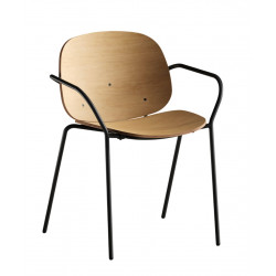 FAUTEUIL D'ÉCOLIER MODERNE EN BOIS ET MÉTAL DANA