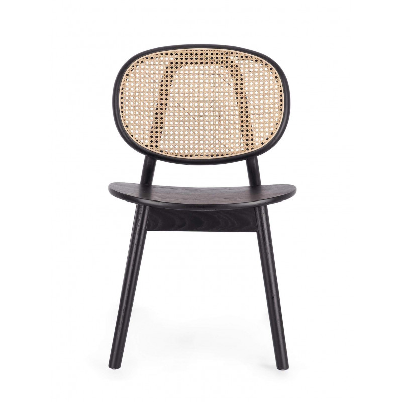 CHAISE CANNÉE EN BOIS CONTEMPORAINE ADOLIS
