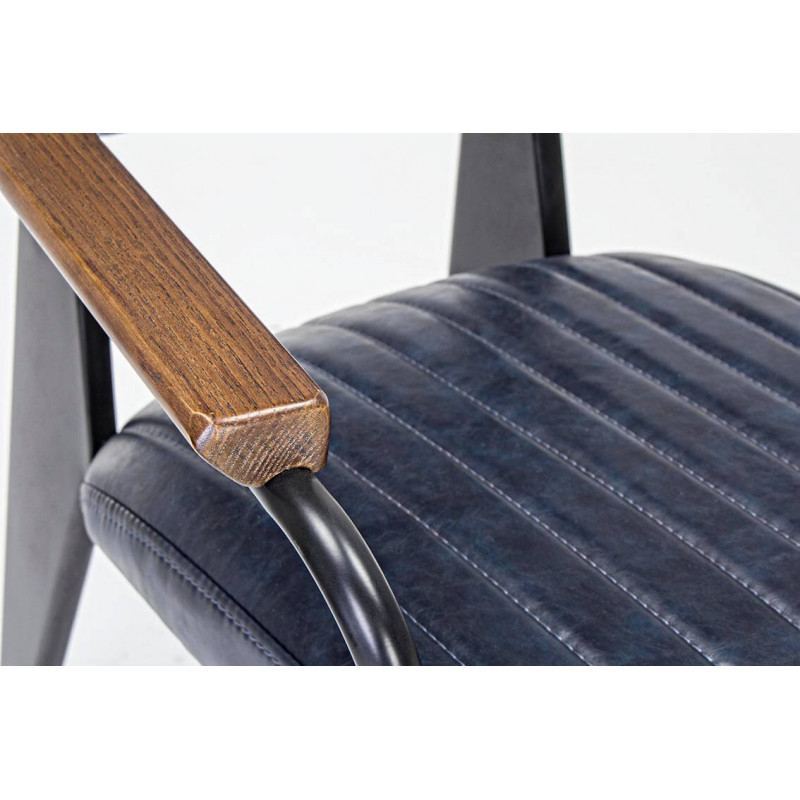 FAUTEUIL DE BRASSERIE RÉTRO STYLE DINER NELLY