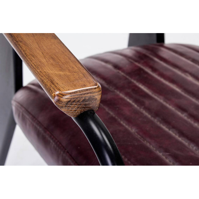 FAUTEUIL DE BRASSERIE RÉTRO STYLE DINER NELLY