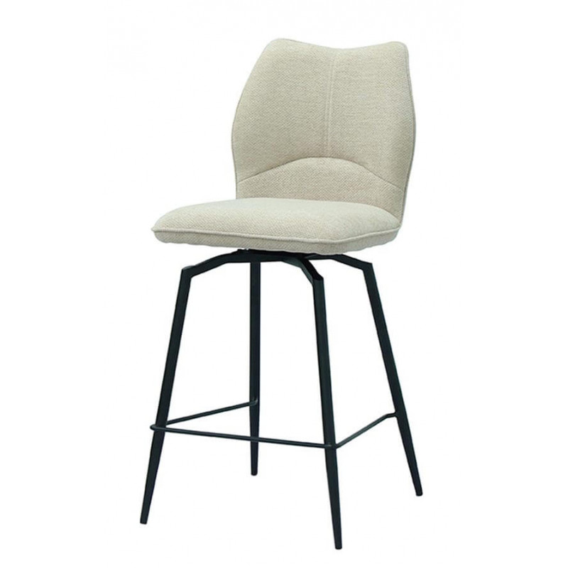 TABOURET SNACK EN TISSU PIVOTANT LARA