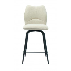 TABOURET SNACK EN TISSU PIVOTANT LARA