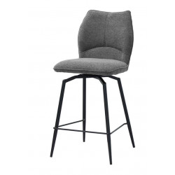 TABOURET SNACK EN TISSU PIVOTANT LARA