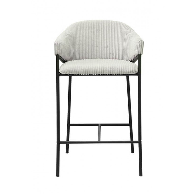 FAUTEUIL D'ÎLOT DE CUISINE EN TISSU HUGO