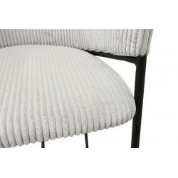 FAUTEUIL D'ÎLOT DE CUISINE EN TISSU HUGO