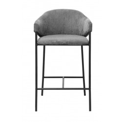 FAUTEUIL D'ÎLOT DE CUISINE EN TISSU HUGO