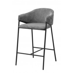 FAUTEUIL D'ÎLOT DE CUISINE EN TISSU HUGO