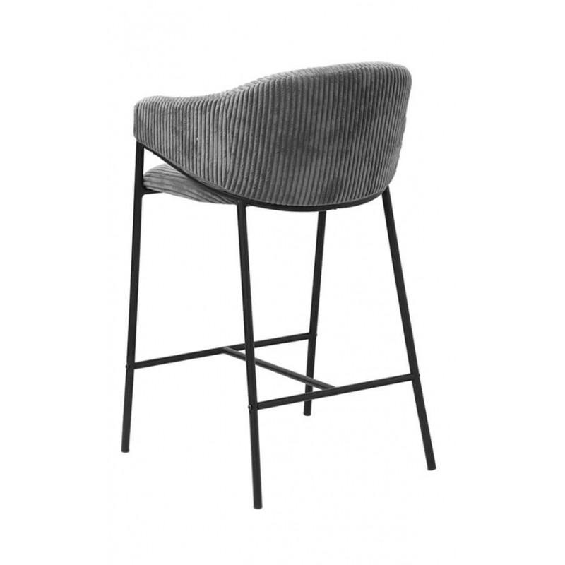 FAUTEUIL D'ÎLOT DE CUISINE EN TISSU HUGO
