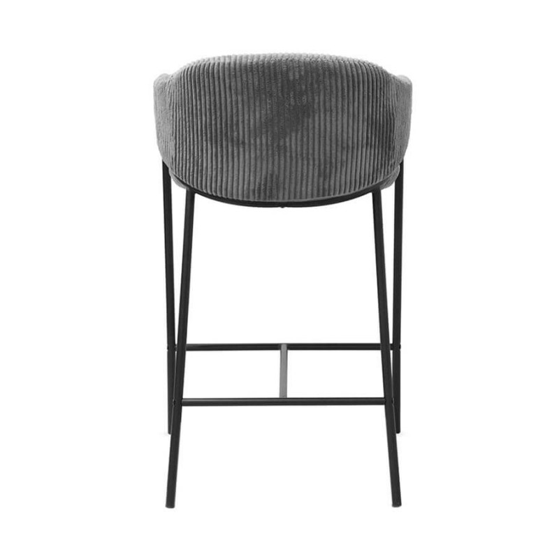 FAUTEUIL D'ÎLOT DE CUISINE EN TISSU HUGO