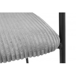 FAUTEUIL D'ÎLOT DE CUISINE EN TISSU HUGO