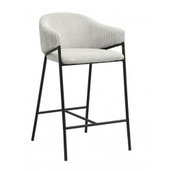 FAUTEUIL D'ÎLOT DE CUISINE EN TISSU HUGO