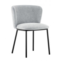 CHAISE RONDE EN TISSU ARTHUR